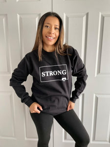 STRONG - OVERSIZED CREWNECK SWEATSHIRT